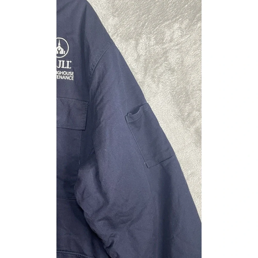 Steelguard Pro FR Parka Mens 3XL Navy Blue Flame Resistant CAT 4 Work Jacket